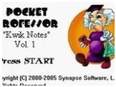 Pocket Professor - Kwik Notes … - Nintendo Game Boy Advance