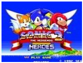 Sonic the Hedgehog 2 Heroes - Sega Genesis